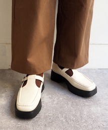 厚底ストラップシューズ　6701523