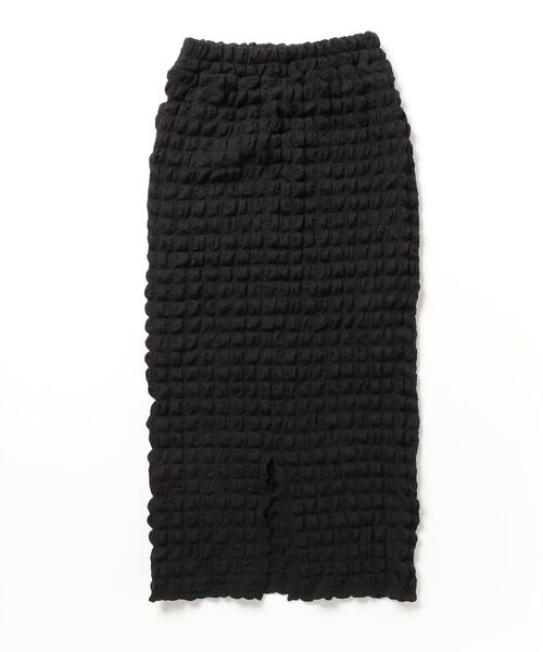 DISCOAT(ディスコート)の「ポコポコジャガードナロースカート(スカート・レディース・イエロー/ブラック・FREE)」の3枚目の写真