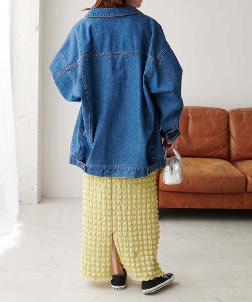 DISCOAT(ディスコート)の「ポコポコジャガードナロースカート(スカート・レディース・イエロー/ブラック・FREE)」の16枚目の写真