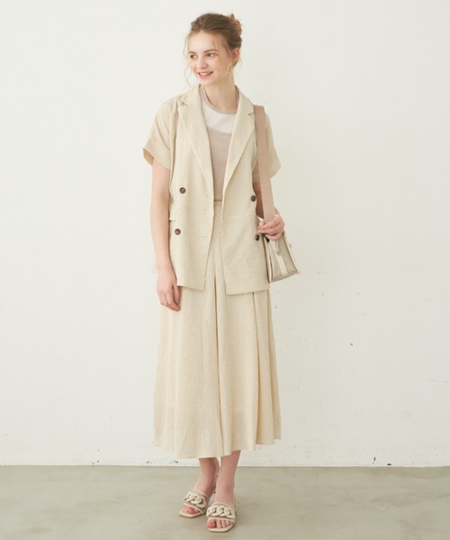 idem（イデム）の「bicolor drawstring bag/フェイクレザー巾着バッグ（ショルダーバッグ・レディース・アイボリー/ブルー/ブラック・FREE）」の13枚目の写真