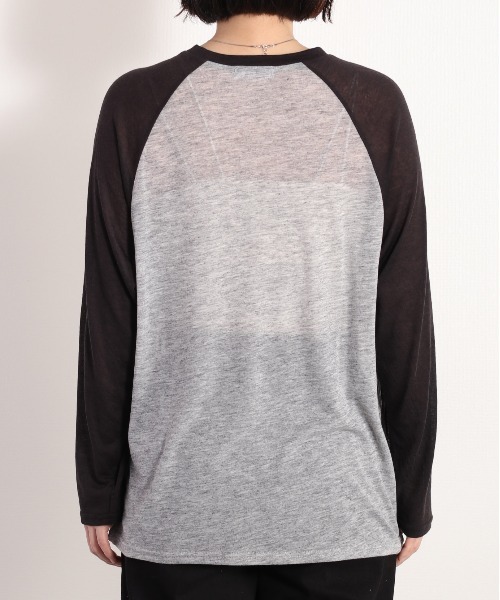 cepo（セポ）の「シアーラグランロンＴｅｅ（Tシャツ/カットソー・レディース・ネイビー/グレー・FREE）」の12枚目の写真