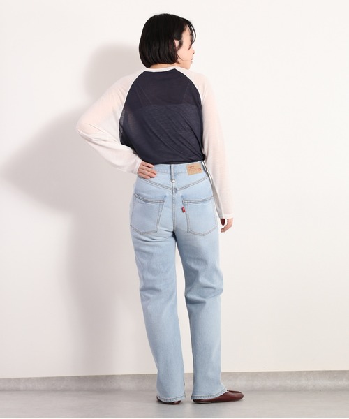 cepo（セポ）の「シアーラグランロンＴｅｅ（Tシャツ/カットソー・レディース・ネイビー/グレー・FREE）」の4枚目の写真