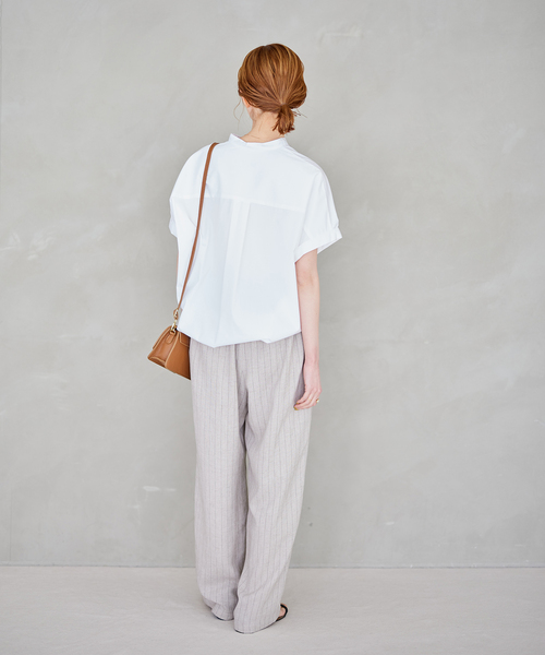 美品 ジャーナルスタンダード エステネージュスキッパーシャツ フレンチ袖 JOURNAL STANDARD（ジャーナルスタンダード）の「エステネージュ
