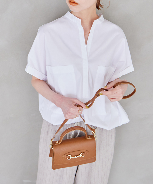 美品 JOURNAL STANDARD エステネージュ タックオーバーシャツ