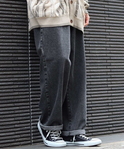 パンツ fashiru wide tapered denim wide tapered denim/2size | F A S H I R U