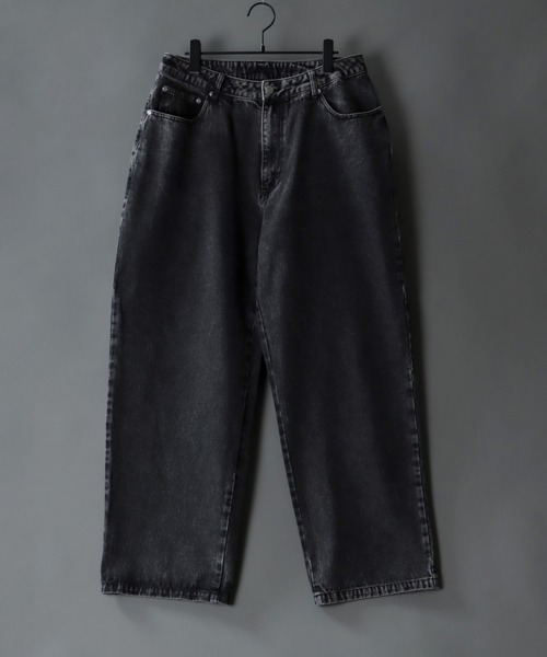 セール】Wide Tapered Denim pants/ワイドテーパード デニム