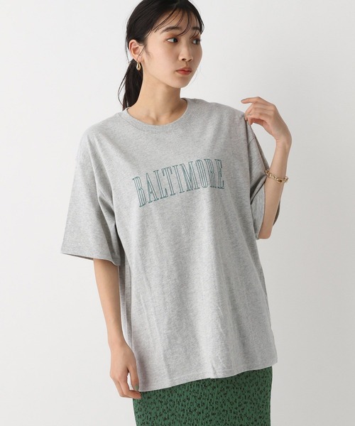 A part by（アパートバイ）の「アソートプリントTシャツ_半袖（Tシャツ/カットソー・レディース・オフホワイト/ライトグレー/チャコールグレー・FREE）」の8枚目の写真