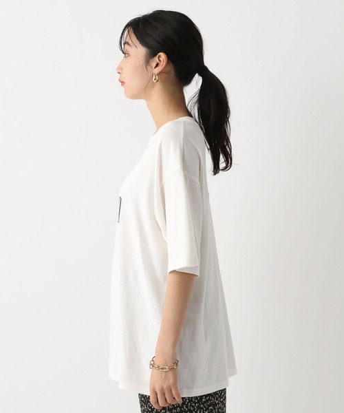 A part by（アパートバイ）の「アソートプリントTシャツ_半袖（Tシャツ/カットソー・レディース・オフホワイト/ライトグレー/チャコールグレー・FREE）」の6枚目の写真