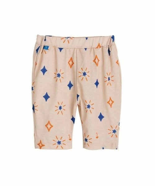 moimoln(モイモルン)の「マルチモチーフ7分丈バギーパンツ(その他パンツ・キッズ・アイボリー/ベージュ・90cm/100cm/110cm/120cm/130cm)」の2枚目の写真