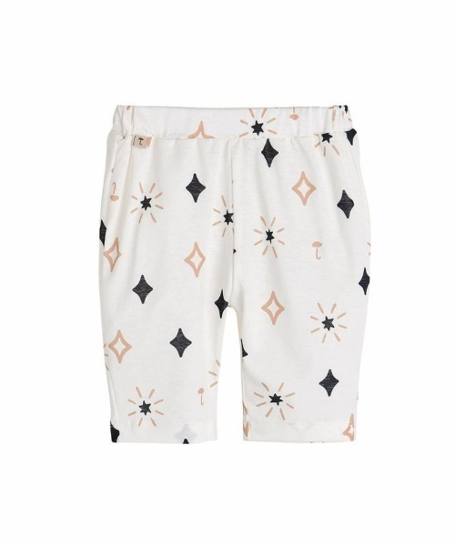 moimoln(モイモルン)の「マルチモチーフ7分丈バギーパンツ(その他パンツ・キッズ・アイボリー/ベージュ・90cm/100cm/110cm/120cm/130cm)」の1枚目の写真