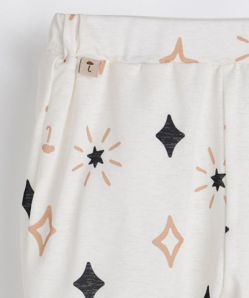 moimoln(モイモルン)の「マルチモチーフ7分丈バギーパンツ(その他パンツ・キッズ・アイボリー/ベージュ・90cm/100cm/110cm/120cm/130cm)」の8枚目の写真