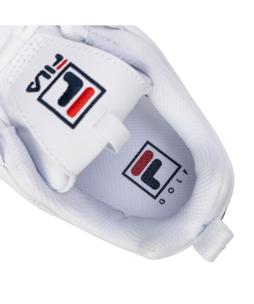 FILA(フィラ)の「ディスラプター2 ゴルフ / DISRUPTOR 2 GOLF / ゴルフシューズ(その他シューズ・レディース・ホワイト・23.5cm/24.0cm/26.0cm/26.5cm/27.0cm/27.5cm/28.0cm/23.0cm/25.0cm/24.5㎝/25.5cm)」の2枚目の写真