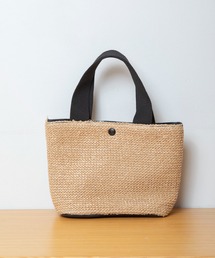 Munich | ストロー＆フェイクレザーミニトートバッグ(トートバッグ)