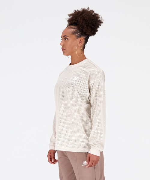 NEW BALANCE(ニューバランス)の「NB Athletics Pearl メッシュクルー(その他トップス・レディース・トップグレー/ライラック・SMALL/LARGE/X-LARGE/MEDIUM)」の3枚目の写真