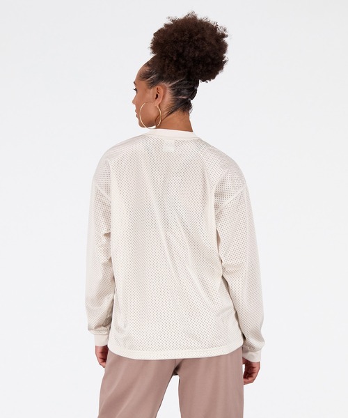 NEW BALANCE(ニューバランス)の「NB Athletics Pearl メッシュクルー(その他トップス・レディース・トップグレー/ライラック・SMALL/LARGE/X-LARGE/MEDIUM)」の4枚目の写真