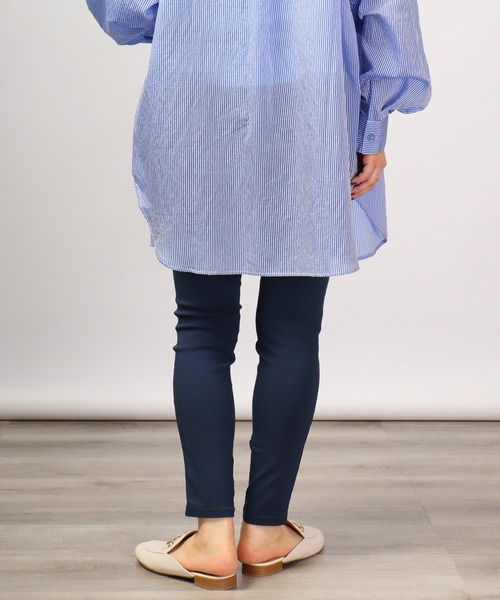 セール】PAGE ONE 小柄さん/低身長向け ツイルストレッチスリムパンツ