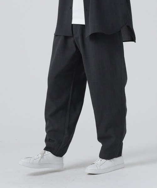 NANO universe（ナノユニバース）の「LB.04/ライトウェイトバルーンパンツ（その他パンツ・メンズ・ブラック/グレー/チャコール・S/M/L/XL）」の3枚目の写真