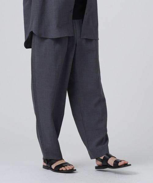 NANO universe（ナノユニバース）の「LB.04/ライトウェイトバルーンパンツ（その他パンツ・メンズ・ブラック/グレー/チャコール・S/M/L/XL）」の7枚目の写真