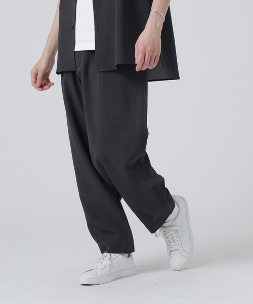 NANO universe（ナノユニバース）の「LB.04/ライトウェイトバルーンパンツ（その他パンツ・メンズ・ブラック/グレー/チャコール・S/M/L/XL）」の9枚目の写真