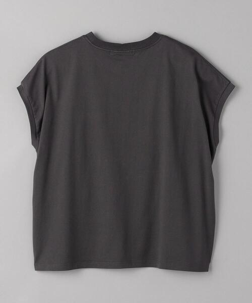 BEAUTY&YOUTH UNITED ARROWS（ビューティーアンドユースユナイテッドアローズ）の「コットン ロゴプリント フレンチスリーブ Tシャツ（Tシャツ/カットソー・レディース・ホワイト/ダークグレー/ライトブルー・FREE）」の17枚目の写真