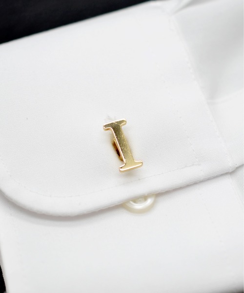 Fun & Daily（ファンアンドデイリー）の「F&D : アルファベットカフス( Gold )（カフリンクス・メンズ・A/B/C/D/E/F/G/H/I/J/K/L/M/N/O/P/Q/R/S/T/U/V/W/X/Y/Z・FREE）」の9枚目の写真