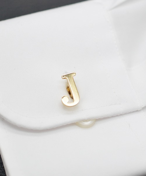 Fun & Daily（ファンアンドデイリー）の「F&D : アルファベットカフス( Gold )（カフリンクス・メンズ・A/B/C/D/E/F/G/H/I/J/K/L/M/N/O/P/Q/R/S/T/U/V/W/X/Y/Z・FREE）」の10枚目の写真