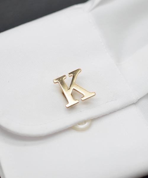 Fun & Daily（ファンアンドデイリー）の「F&D : アルファベットカフス( Gold )（カフリンクス・メンズ・A/B/C/D/E/F/G/H/I/J/K/L/M/N/O/P/Q/R/S/T/U/V/W/X/Y/Z・FREE）」の11枚目の写真