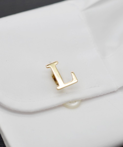 Fun & Daily（ファンアンドデイリー）の「F&D : アルファベットカフス( Gold )（カフリンクス・メンズ・A/B/C/D/E/F/G/H/I/J/K/L/M/N/O/P/Q/R/S/T/U/V/W/X/Y/Z・FREE）」の12枚目の写真