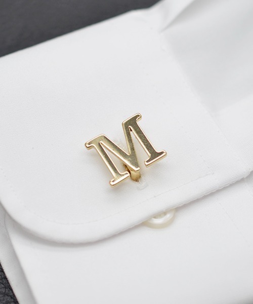 Fun & Daily（ファンアンドデイリー）の「F&D : アルファベットカフス( Gold )（カフリンクス・メンズ・A/B/C/D/E/F/G/H/I/J/K/L/M/N/O/P/Q/R/S/T/U/V/W/X/Y/Z・FREE）」の13枚目の写真