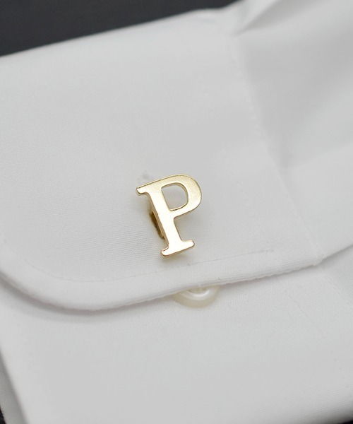 Fun & Daily（ファンアンドデイリー）の「F&D : アルファベットカフス( Gold )（カフリンクス・メンズ・A/B/C/D/E/F/G/H/I/J/K/L/M/N/O/P/Q/R/S/T/U/V/W/X/Y/Z・FREE）」の16枚目の写真