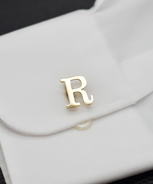 Fun & Daily（ファンアンドデイリー）の「F&D : アルファベットカフス( Gold )（カフリンクス・メンズ・A/B/C/D/E/F/G/H/I/J/K/L/M/N/O/P/Q/R/S/T/U/V/W/X/Y/Z・FREE）」の18枚目の写真