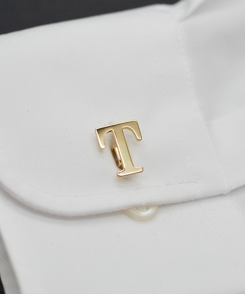 Fun & Daily（ファンアンドデイリー）の「F&D : アルファベットカフス( Gold )（カフリンクス・メンズ・A/B/C/D/E/F/G/H/I/J/K/L/M/N/O/P/Q/R/S/T/U/V/W/X/Y/Z・FREE）」の20枚目の写真