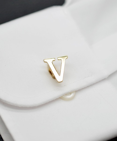 Fun & Daily（ファンアンドデイリー）の「F&D : アルファベットカフス( Gold )（カフリンクス・メンズ・A/B/C/D/E/F/G/H/I/J/K/L/M/N/O/P/Q/R/S/T/U/V/W/X/Y/Z・FREE）」の22枚目の写真