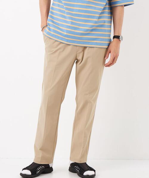 green label relaxing(グリーンレーベルリラクシング)の「トリコット トラックパンツ -ストレッチ-(その他パンツ・メンズ・ベージュ/ブラック・L/S/XL/M)」の2枚目の写真