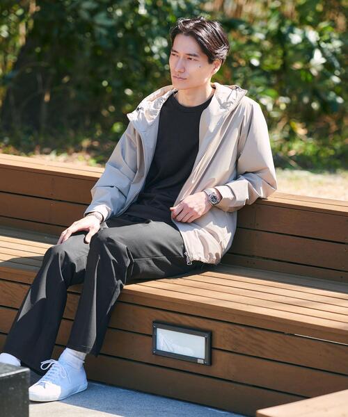 green label relaxing(グリーンレーベルリラクシング)の「トリコット トラックパンツ -ストレッチ-(その他パンツ・メンズ・ベージュ/ブラック・L/S/XL/M)」の12枚目の写真