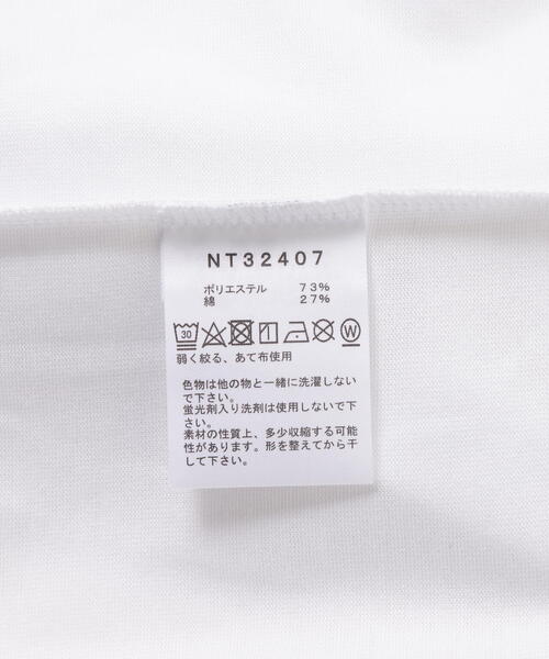 THE NORTH FACE（ザノースフェイス）の「THE NORTH FACE(ザ・ノース・フェイス)S/S Historical Logo Tee ショートスリーブヒストリカルロゴティー NT32407（Tシャツ/カットソー・メンズ・ブラック/ホワイト・L/M/XL）」の4枚目の写真