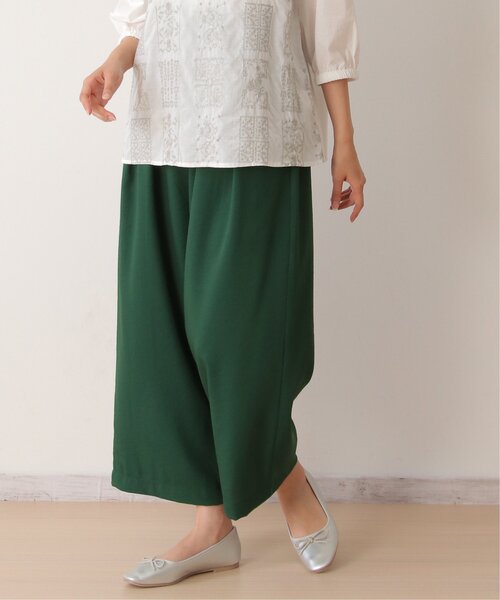 LBC(エルビーシー)の「ウエストシャーリングワイドパンツ(その他パンツ・レディース・ブラック/グリーン/ベージュ・M/L)」の16枚目の写真