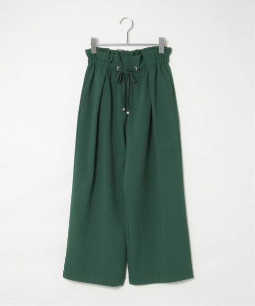 LBC(エルビーシー)の「ウエストシャーリングワイドパンツ(その他パンツ・レディース・ブラック/グリーン/ベージュ・M/L)」の5枚目の写真