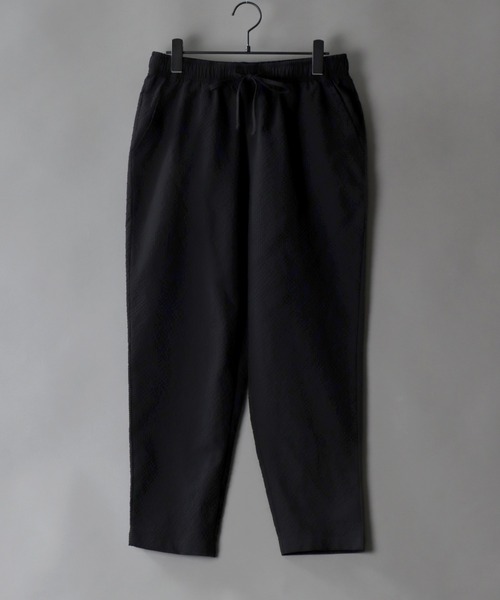SITRY(シトリー)の「seersucker loose tapered pants/シアサッカー ルーズ テーパード パンツ(その他パンツ・メンズ・ネイビー/ブラック/カーキ・M/L/LL)」の1枚目の写真