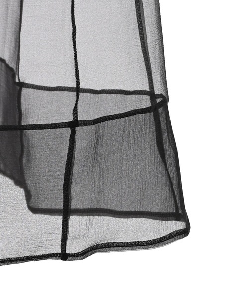 Narcissus（ナルシス）の「【Narcissus】シースルーレイヤードワンピース（ワンピース・レディース・ブラック/ピンク・FREE）」の5枚目の写真