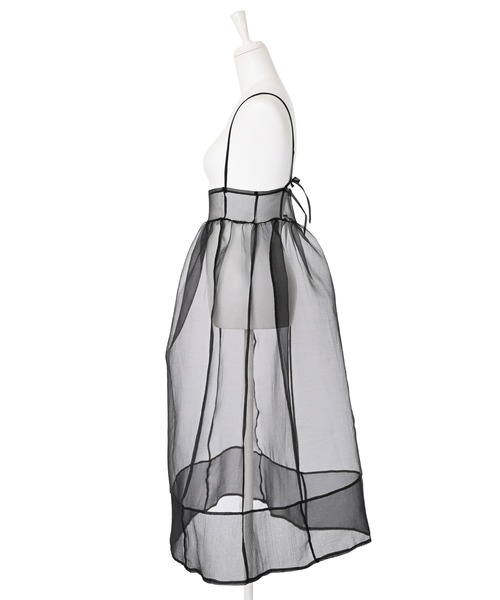 Narcissus（ナルシス）の「【Narcissus】シースルーレイヤードワンピース（ワンピース・レディース・ブラック/ピンク・FREE）」の18枚目の写真