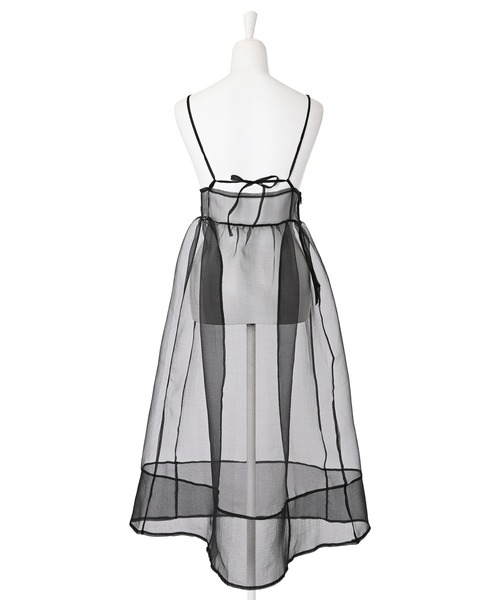 Narcissus（ナルシス）の「【Narcissus】シースルーレイヤードワンピース（ワンピース・レディース・ブラック/ピンク・FREE）」の15枚目の写真