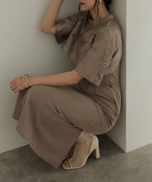 セレモニー ミモレ丈&袖あり 結婚式 パーティー ドレス ボレロ フォーマル オケージョン お呼ばれ 二次会 成人式