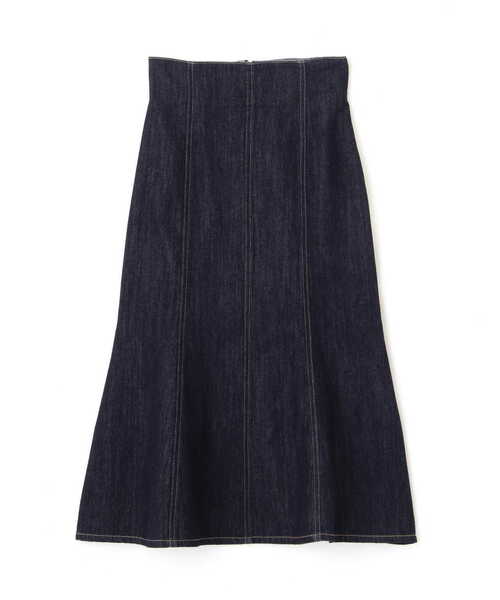 PROPORTION BODY DRESSING（プロポーションボディドレッシング）の「バックラッフルデニムマーメイドスカート（スカート・レディース・ブラック/ダークネイビー/ホワイト・SMALL/MEDIUM）」の21枚目の写真