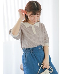 ehka sopo | ニットポロシャツ(Tシャツ/カットソー)
