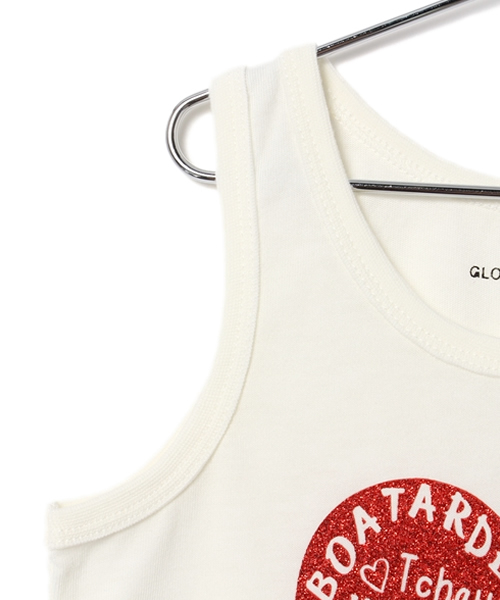 GLOBAL WORK（グローバルワーク）の「【吸水速乾機能】15GIRLタンクトップ/564660（タンクトップ・キッズ・オフホワイト/グレー/ホワイト/ピンク/ホワイト系その他・MEDIUM/SMALL/LARGE/X-LARGE）」の8枚目の写真