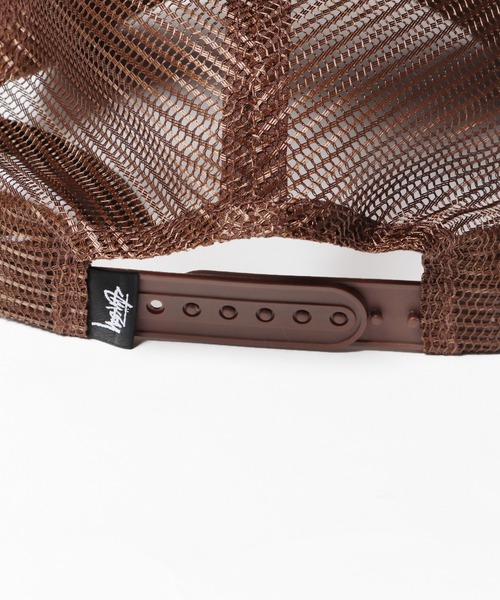 STUSSY（ステューシー）の「STUSSY/ステューシー BIG BASIC TRUCKER CAP キャップ メッシュキャップ（キャップ・メンズ・ブラウン・FREE）」の9枚目の写真