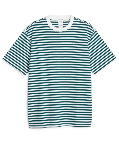 PUMA（プーマ）の「PUMA プーマ ユニセックス MMQ サービス ライン Tシャツ（Tシャツ/カットソー・メンズ・ライトベージュ/ホワイト/ネイビー・LARGE/X-LARGE/SMALL/MEDIUM/X-SMALL）」の2枚目の写真