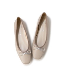 ing（イング）の「【全天候対応】スクエアトゥーバレエシューズ（バレエシューズ）」