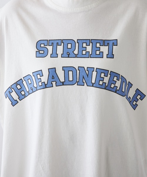 PUAL CE CIN（ピュアルセシン）の「ユーズドライクロゴプリントフレンチスリーブTシャツ（Tシャツ/カットソー・レディース・ベージュ/オフホワイト/チャコールグレー・FREE）」の21枚目の写真